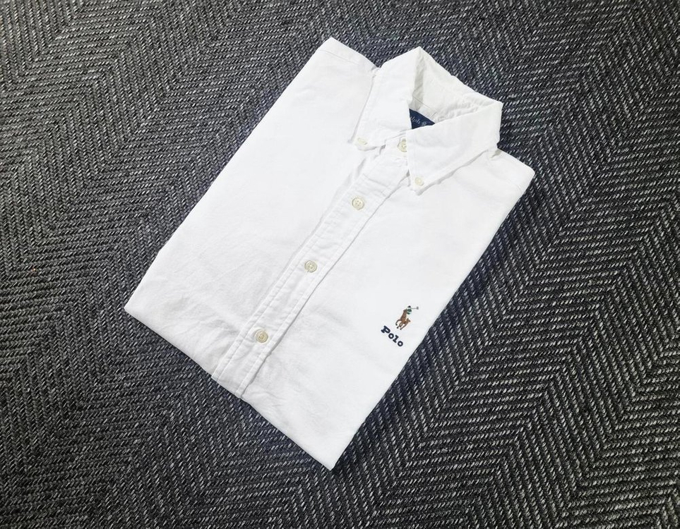 신형 QR 폴로 랄프로렌 X 무신사 옥스포드 셔츠--3