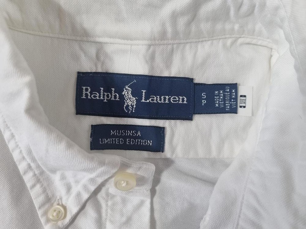 신형 QR 폴로 랄프로렌 X 무신사 옥스포드 셔츠--4