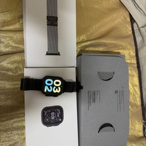 애플워치 울트라3 블랙 +블랙 티타늄 밀레니즈루프 저렴하게 판매합니다! 이미지