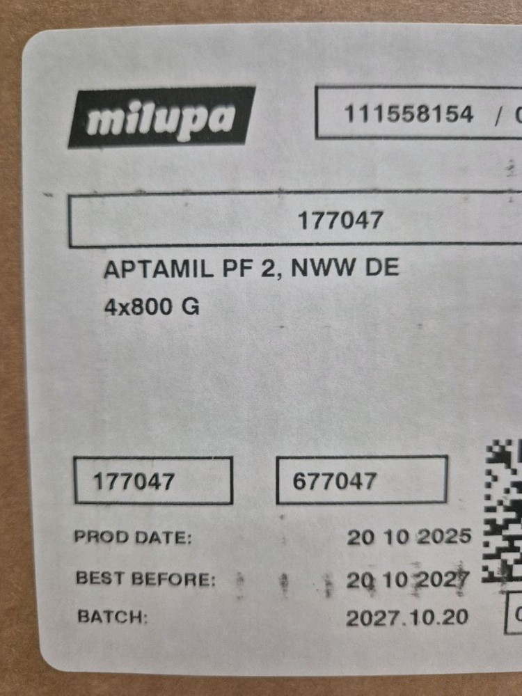 압타밀 프로푸트라 2단계 분유 4통 이미지