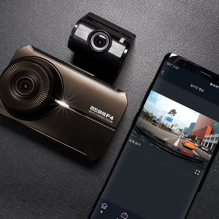 리드아이 F4 와이파이 블랙박스 FHD (2채널) 이미지