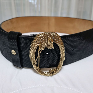 정품 로베르토카발리 명품벨트 블랙, 75-80cm (상태최상)