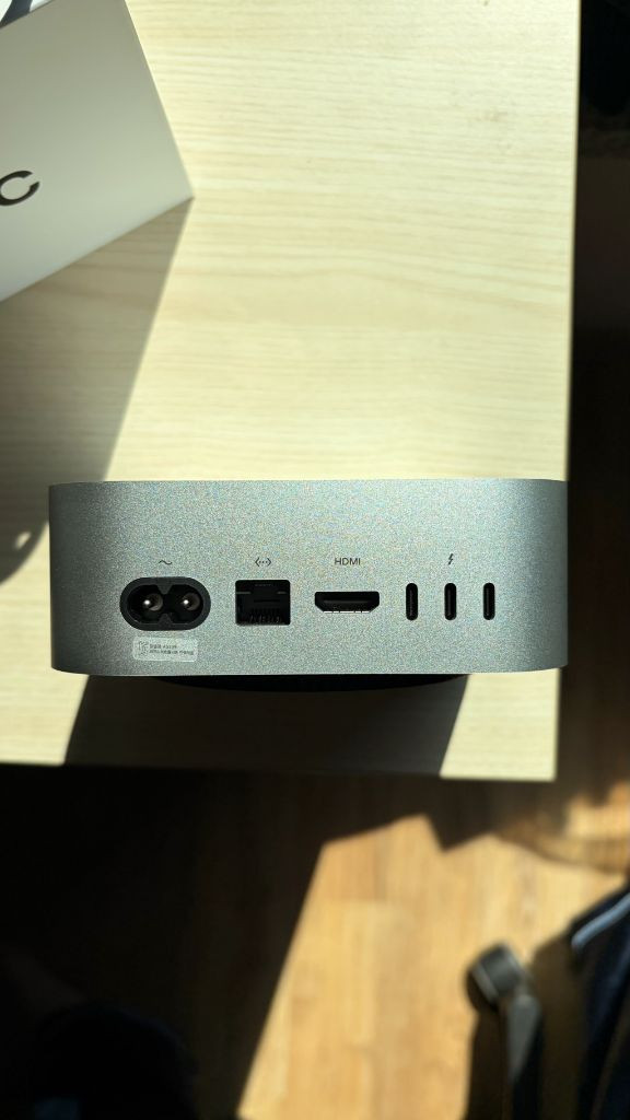 Mac mini M4 10코어 24GB 512GB 풀박스--2
