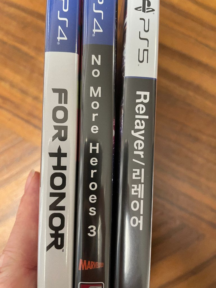 PS4/PS5 미개봉 타이틀 3종 세트(택포) 포아너,노모어히어로즈,리레이어--1