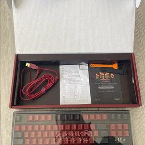 앱코 디아블로 II: 레저렉션 에디션 K660M TKL 체리 아이스큐브 기계식 키보드