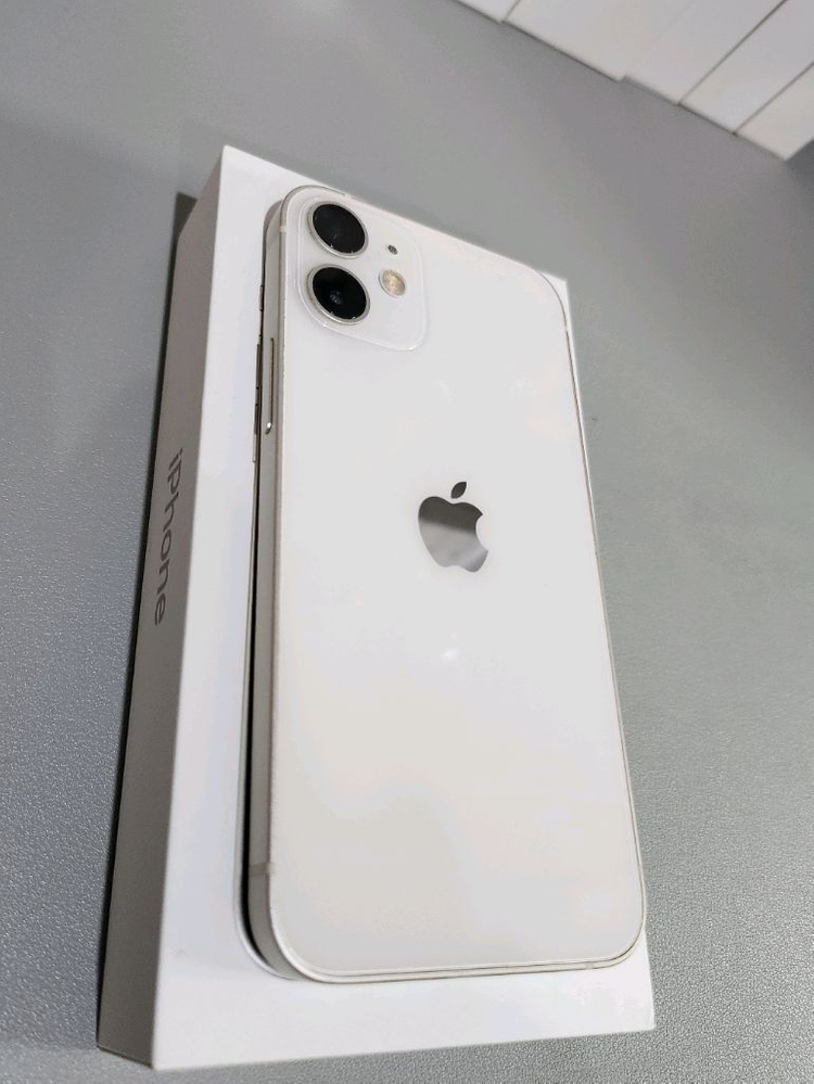 아이폰12미니 64GB 효율[100%] 화이트 박스포함 이미지