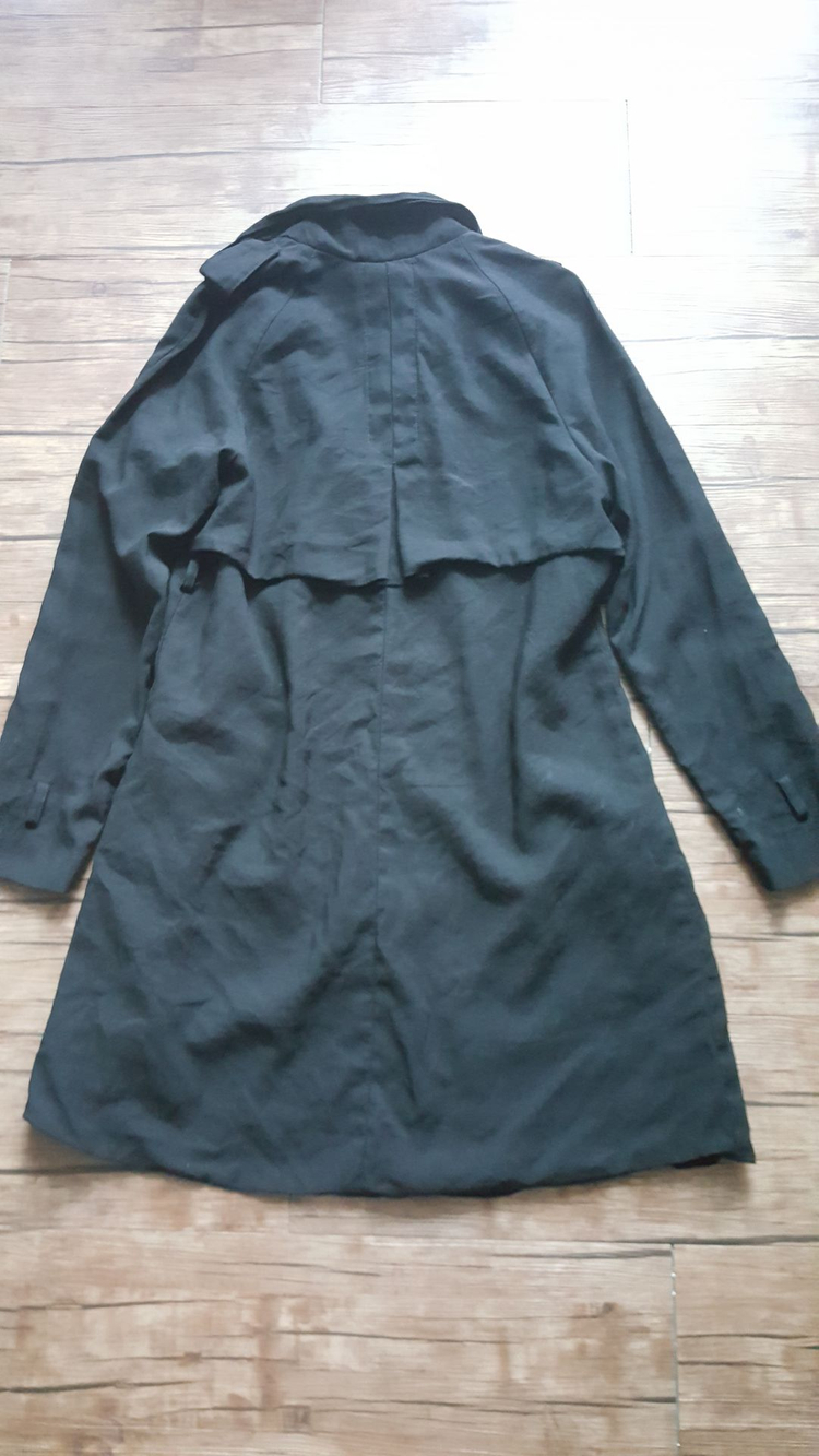 여성 55 66 트렌치코트 롱코트 롱쟈켓 점퍼 블랙 다크블루 리스트 이미지