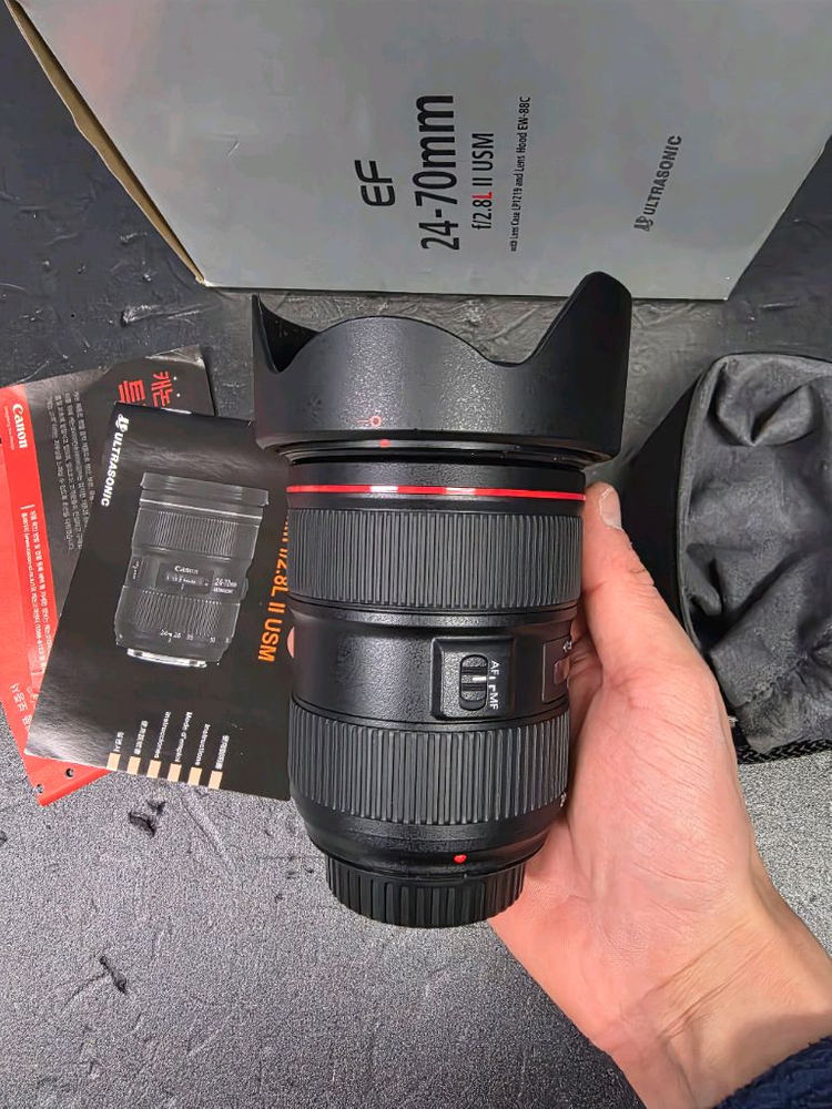 캐논24-70ii 신계륵 상태깨끗한렌즈팔아요--1