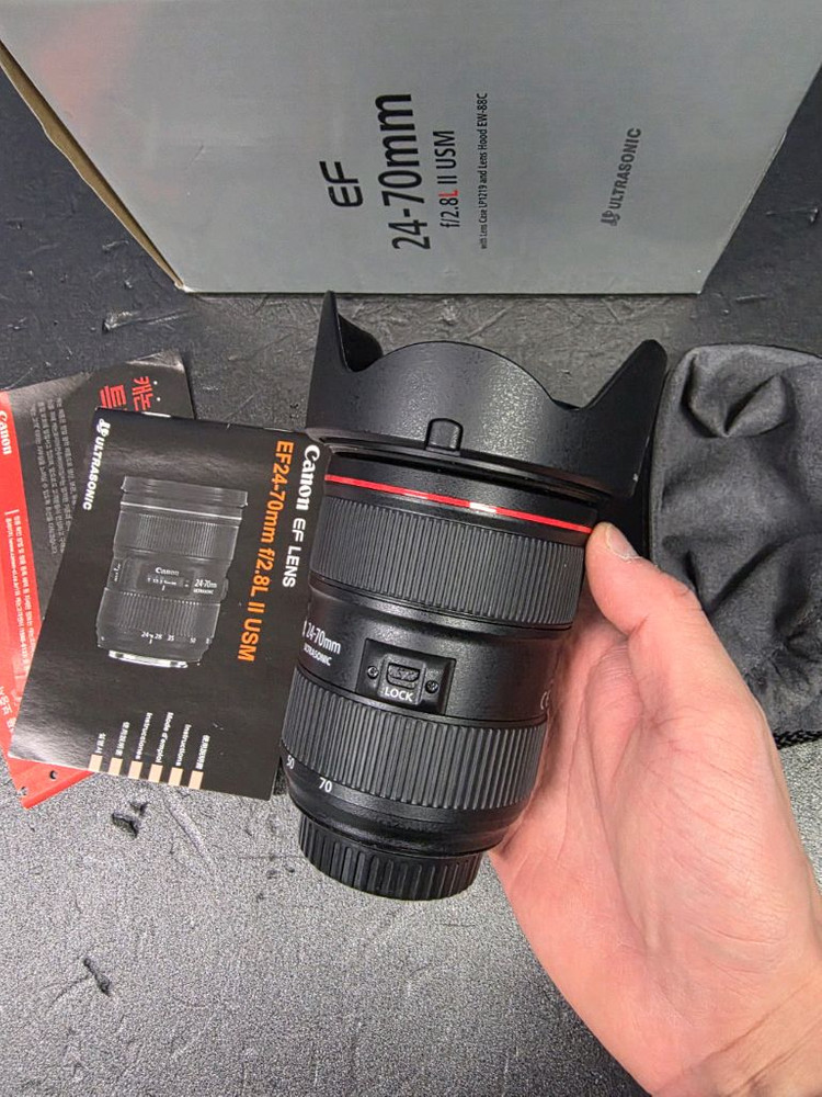 캐논24-70ii 신계륵 상태깨끗한렌즈팔아요--2