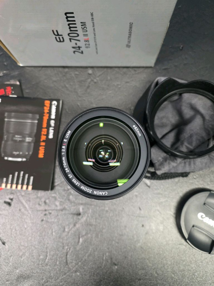 캐논24-70ii 신계륵 상태깨끗한렌즈팔아요--4