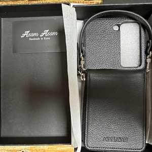 플립4 가죽 케이스 검정색 / flip4 가죽 케이스 블랙 이미지