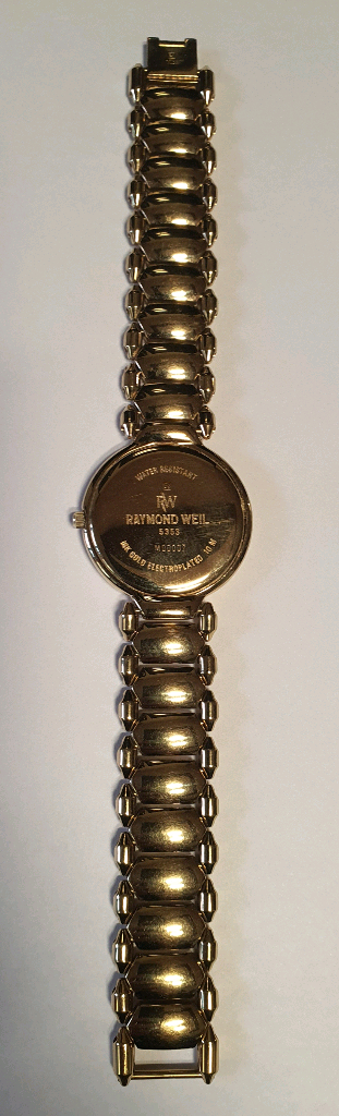 빈티지 스위스 레이몬드웨일 18K 금장 여성 시계 이미지