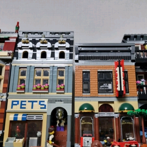 레고 일괄 판매해요 타워브릿지, 탐정사무소,캠프밴,벤츠트럭,파리레스토랑,펫샵 이미지