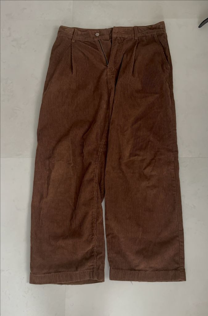 무신사 꼼파뇨 쿄듀로이 벌룬팬츠--1