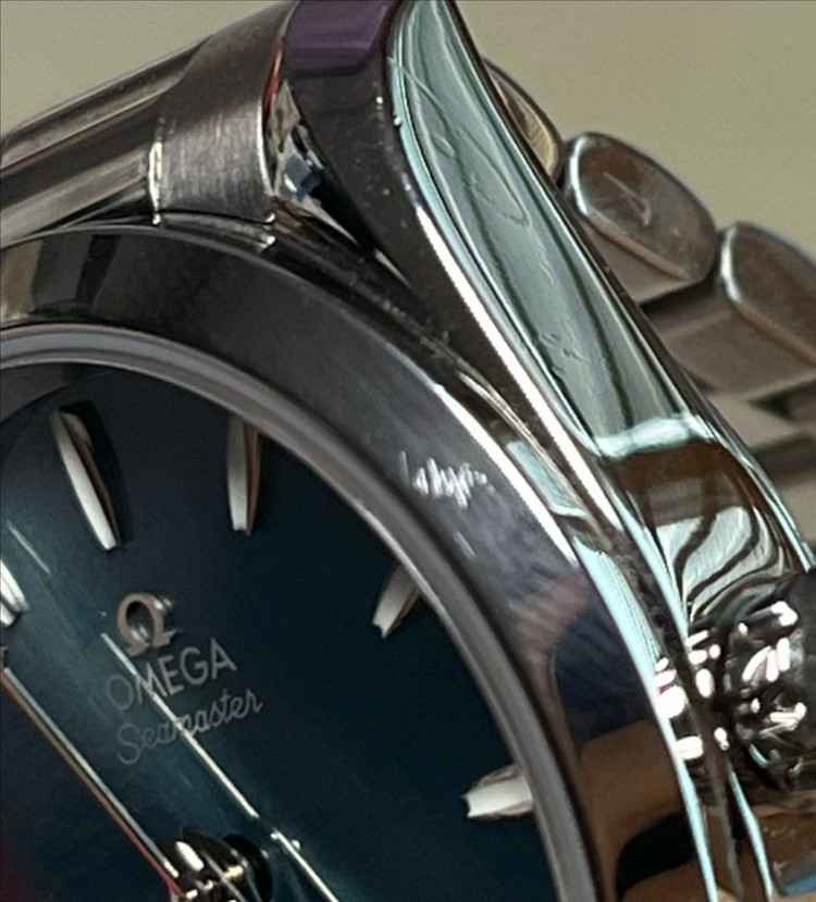 오메가 아쿠아테라 쉐이드 라군그린 34mm 여성용 풀박스 이미지