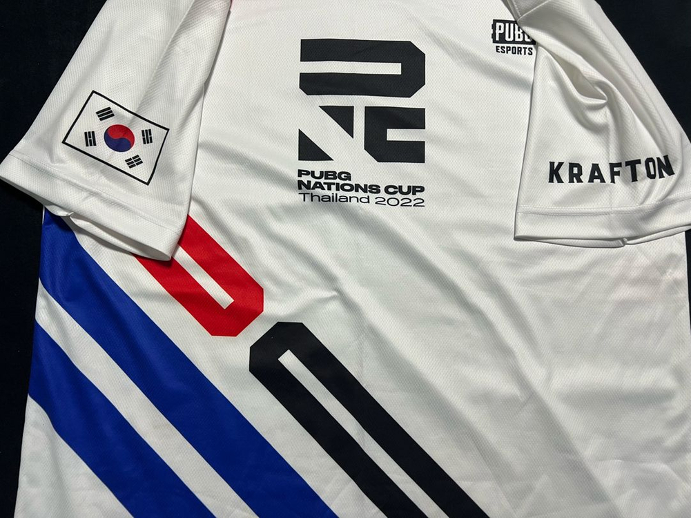 [희귀] PNC 2022 배틀그라운드 한국 국가대표 유니폼 (3XL) 이미지