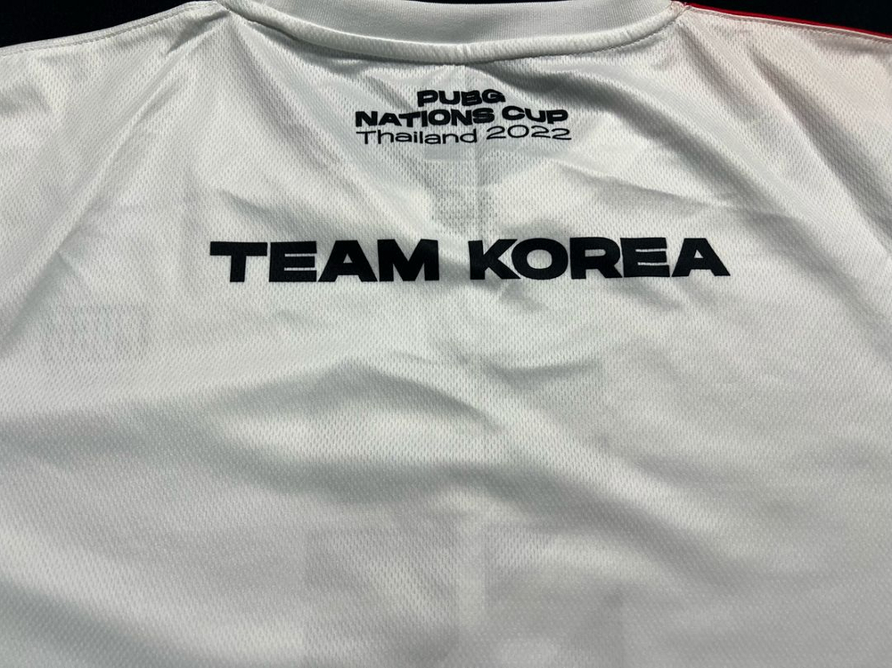 [희귀] PNC 2022 배틀그라운드 한국 국가대표 유니폼 (3XL) 이미지