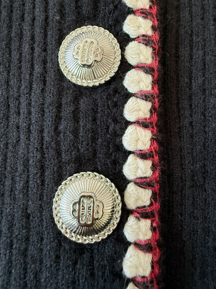 마쥬 니트 원피스 블랙--7