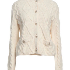 마쥬 금장 로고 버튼 가디건