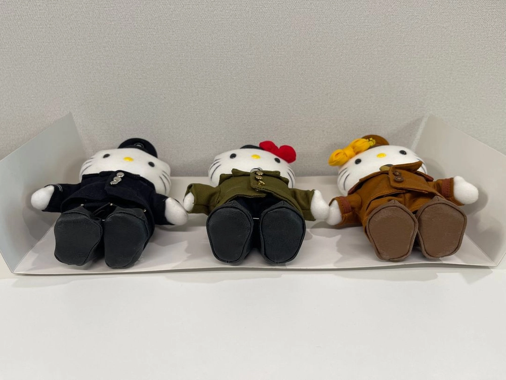 헬로키티 트레인 박스 한정판 인형 세트 고전 이미지