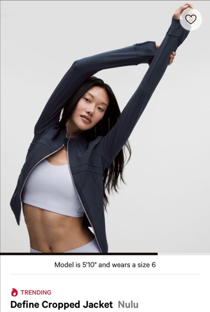 (새상품)룰루레몬 디파인 크롭자켓 Define cropped Jacket--3