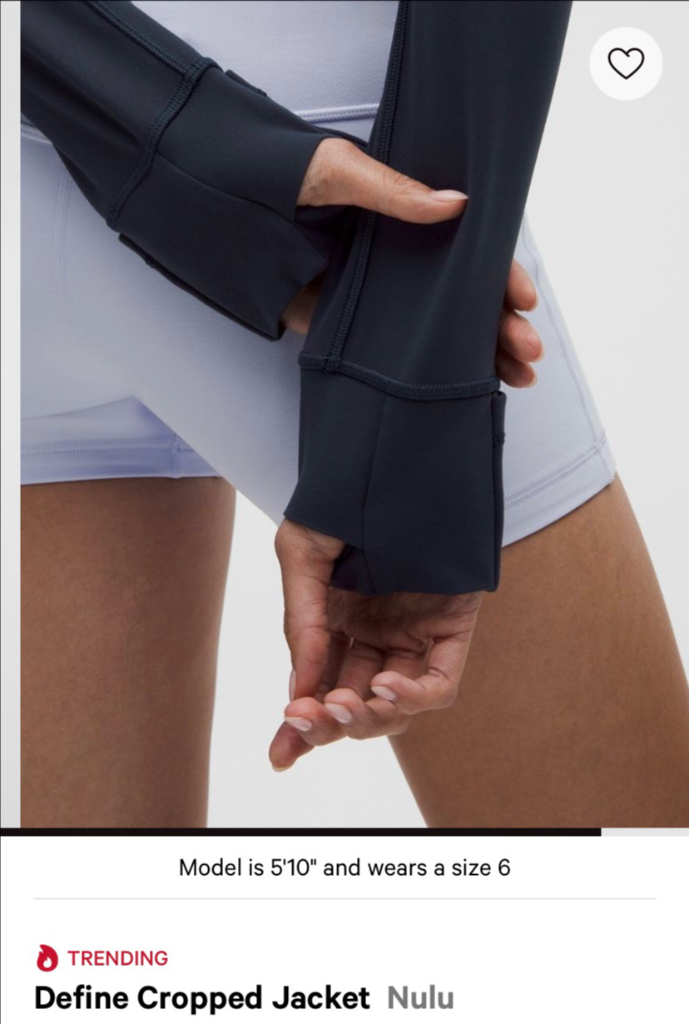 (새상품)룰루레몬 디파인 크롭자켓 Define cropped Jacket--4