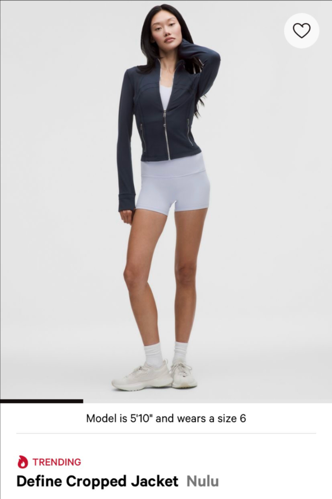 (새상품)룰루레몬 디파인 크롭자켓 Define cropped Jacket--6