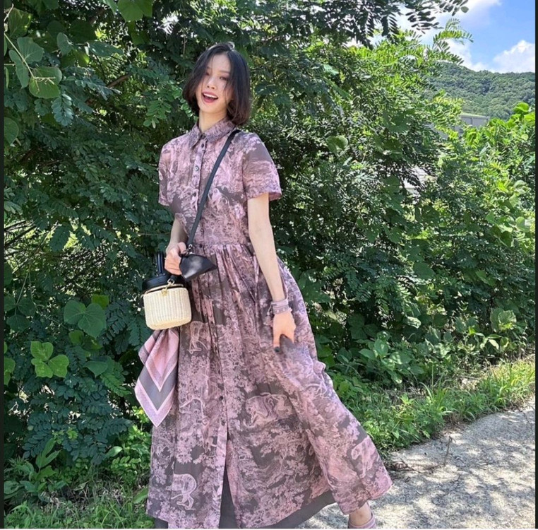 디올 23fw 리비에라 드레스 원피스 새상품급 판매합니다 김연아 고민시 이미지