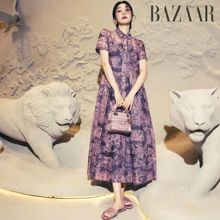 디올 23fw 리비에라 드레스 원피스 새상품급 판매합니다 김연아 고민시 이미지