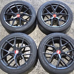 BBS fir 스타일 19인치휠타이어 2454019 pcd114.3 팝니다 소나타 그랜저 k5 k7 sm5 sm6 이미지