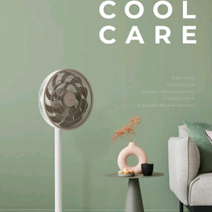 미개봉 새제품-퀸나 쿨 케어 스탠드 써큘레이터 QMF-A150A(브라운) 이미지