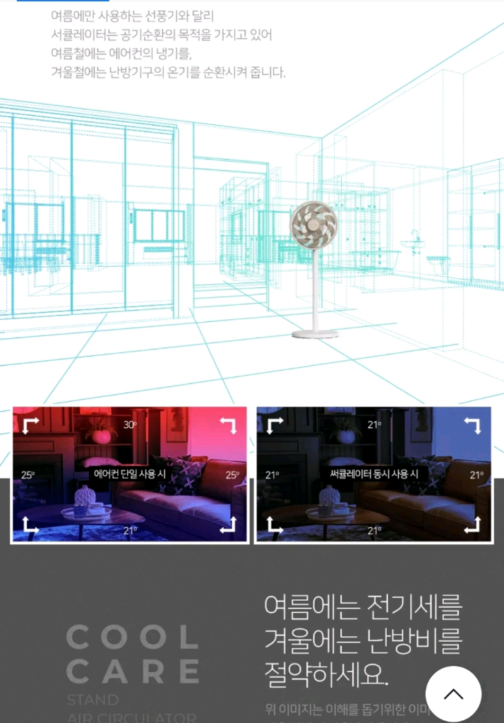 미개봉 새제품-퀸나 쿨 케어 스탠드 써큘레이터 QMF-A150A(브라운) 이미지