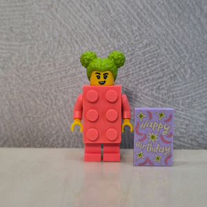 레고 2026 BAM 핑크코랄 브릭알바 브릭슈트 피규어 이미지