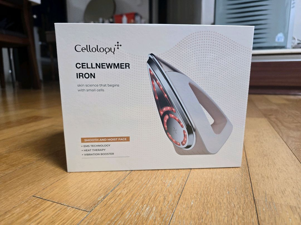 셀뉴머 아이언 미용기기 피부 다리미 이미지