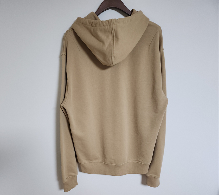 XL 아미 베이지 스몰 하트자수 후드티 A21HJ008 730 이미지