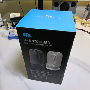 FIX 픽스 전기 팬히터 XFH-301 블랙 이미지