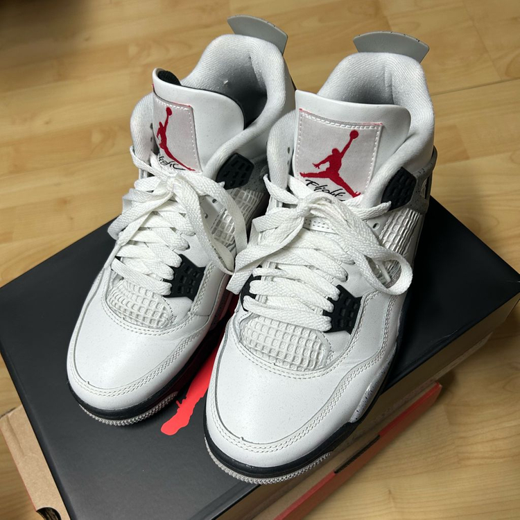 [250] 나이키 조던4 화이트 시멘트 이미지