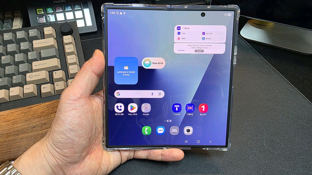 갤럭시 폴드7 512 정상해지 A급 판매합니다. 단품.--6