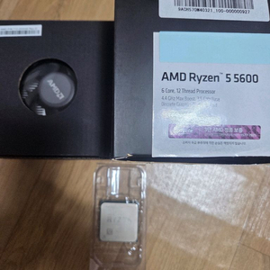 라이젠 5600 CPU 미사용 쿨러포함.국내정발 이미지