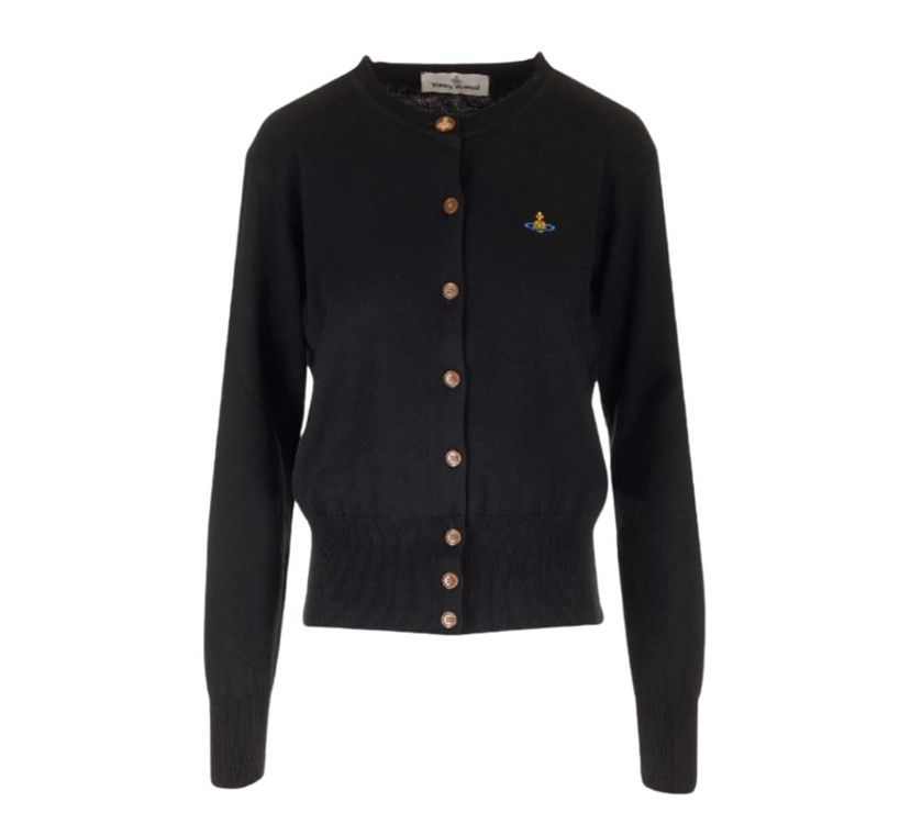 비비안 웨스트우드 베아 크루넥 가디건 블랙 s--1