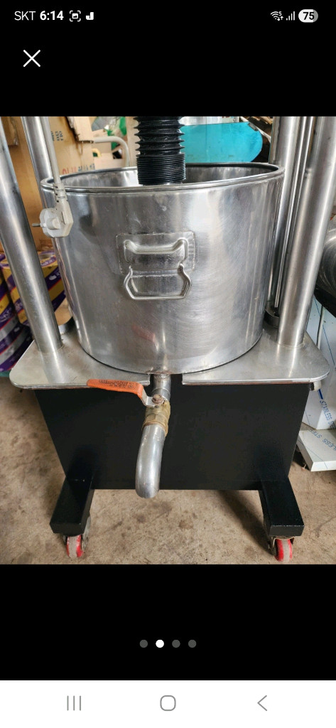 건강원 생즙 유압기 이미지