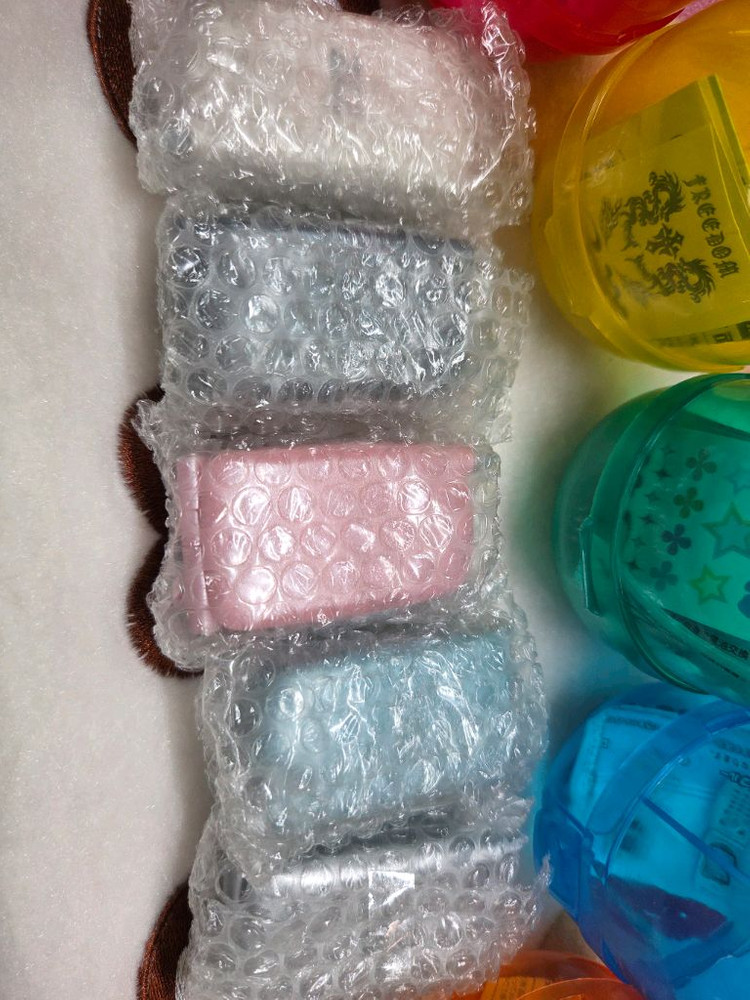 미개봉 풀세트) 가라케 녹음 핸드폰 가챠 폴더폰 휴대폰 Y2K 이미지