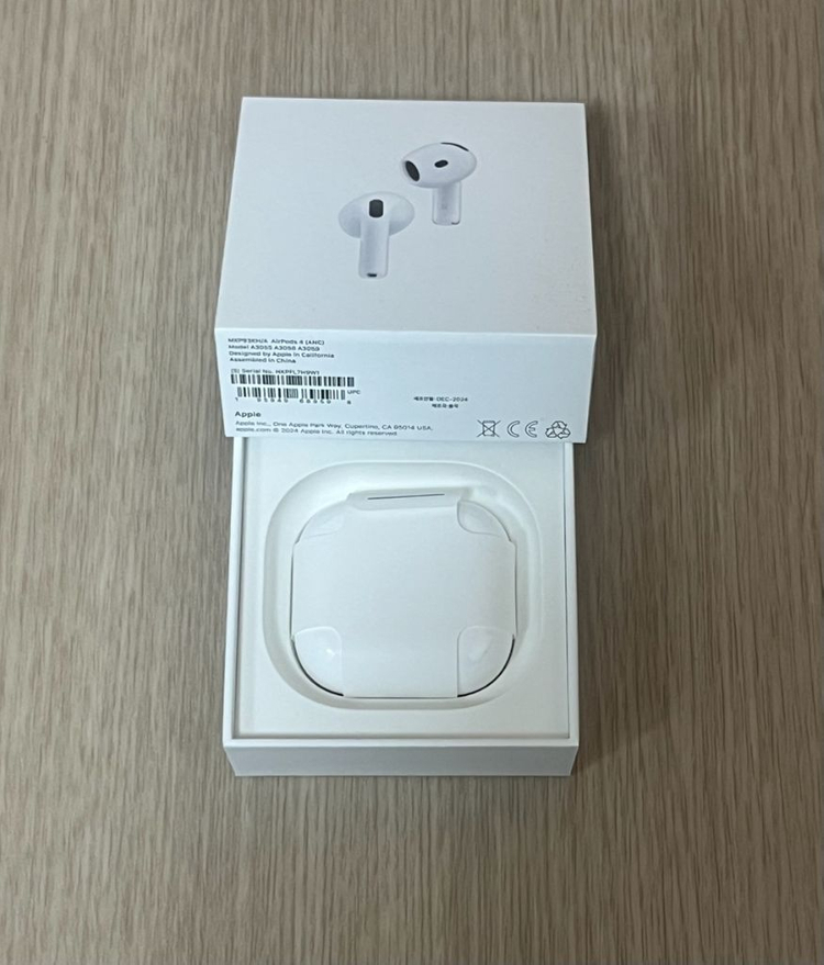 에어팟4세대 본체 노캔 일반 ANC 미개봉 새상품--1