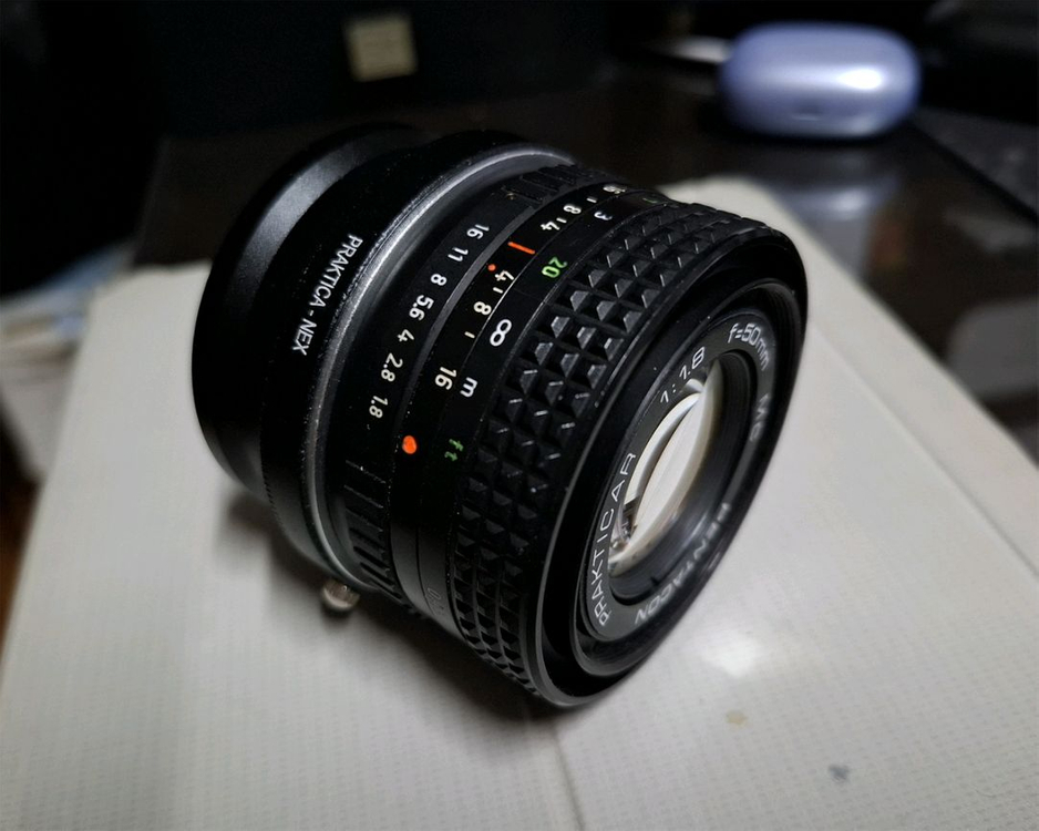 [수동렌즈] 펜타콘 Pentacon PB마운트 50mm F1.8 (소니아답터 포함) 이미지