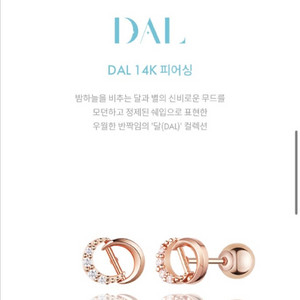 스톤헨지 14K 로즈골드 피어싱