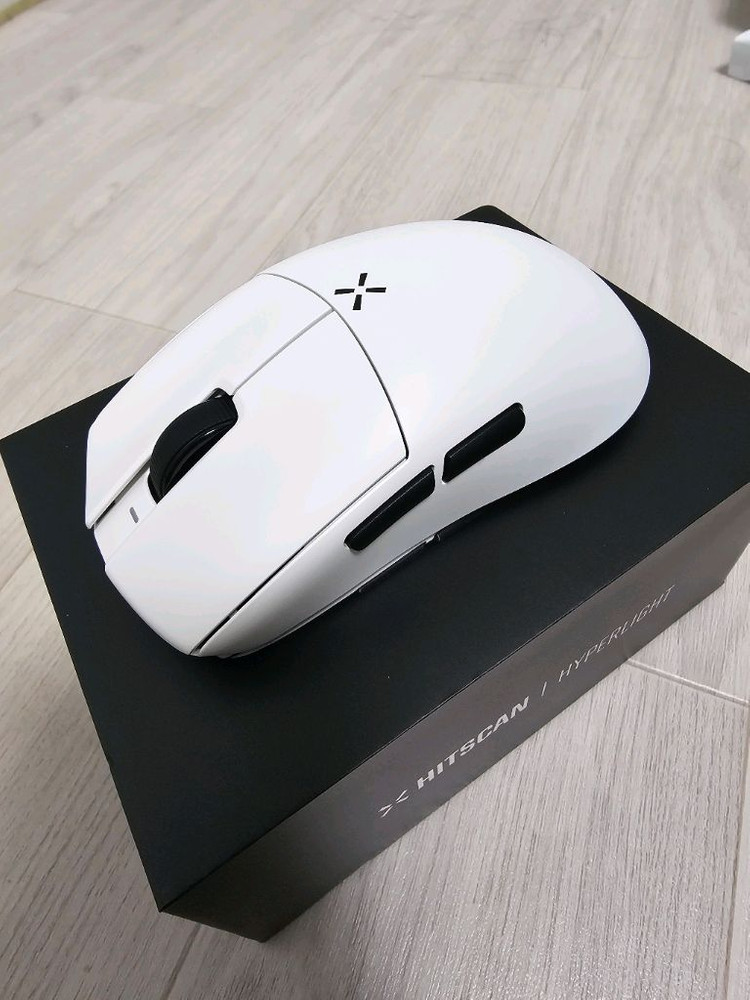 히트스캔 하이퍼라이트 화이트+8k 동글 판매--2