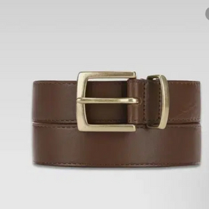 토니웩 골드버클 브라운 래더벨트 새상품