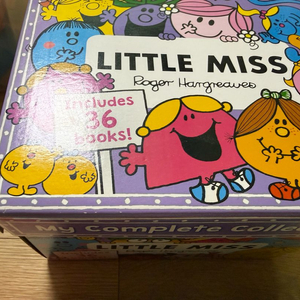 이큐의 천재들 Little Miss 영어 원서 전집 36권