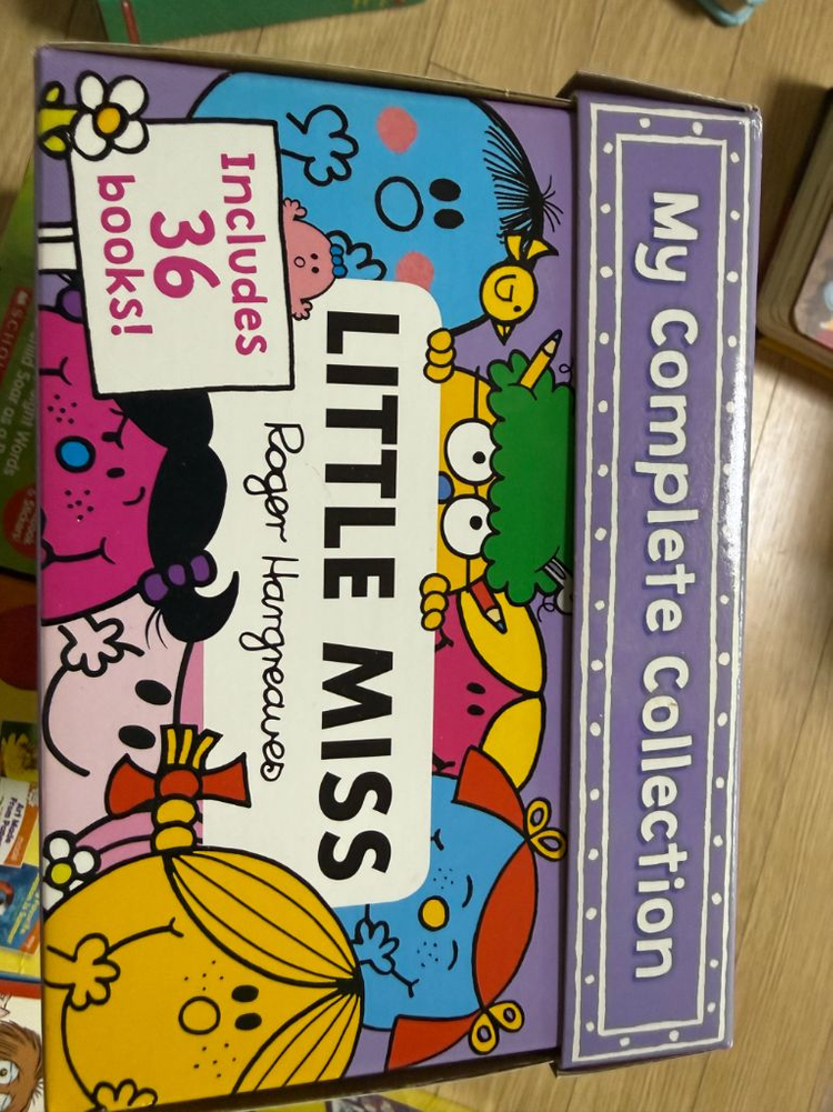 이큐의 천재들 Little Miss 영어 원서 전집 36권--1