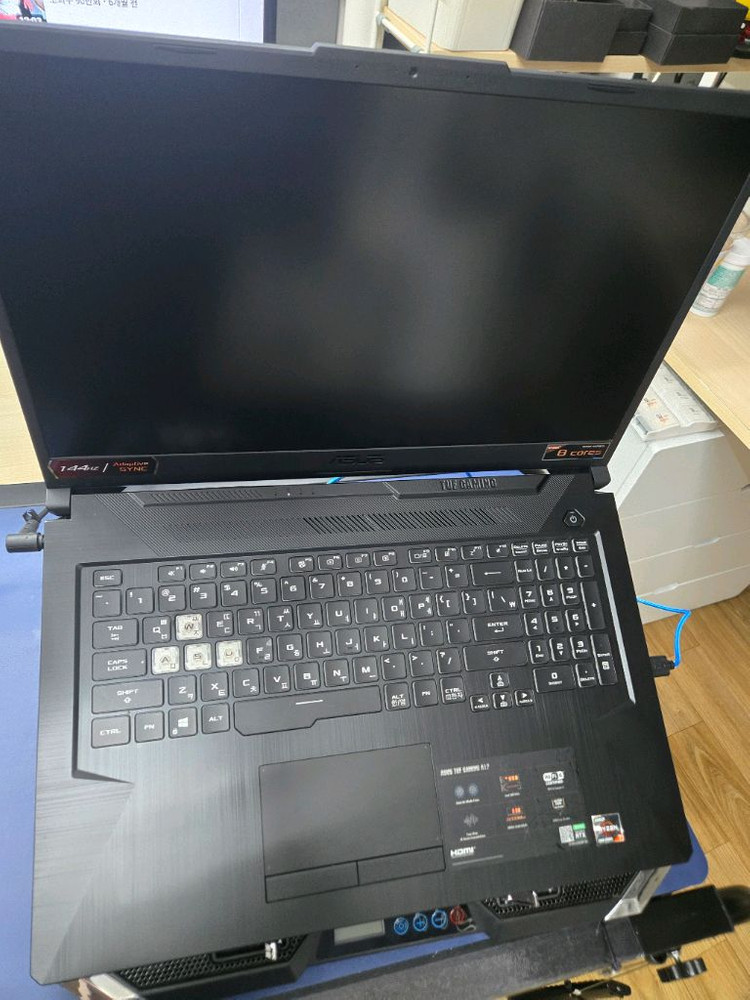 아수스 RTX3070 5800h 17인치 게이밍 노트북 판매합니다 이미지